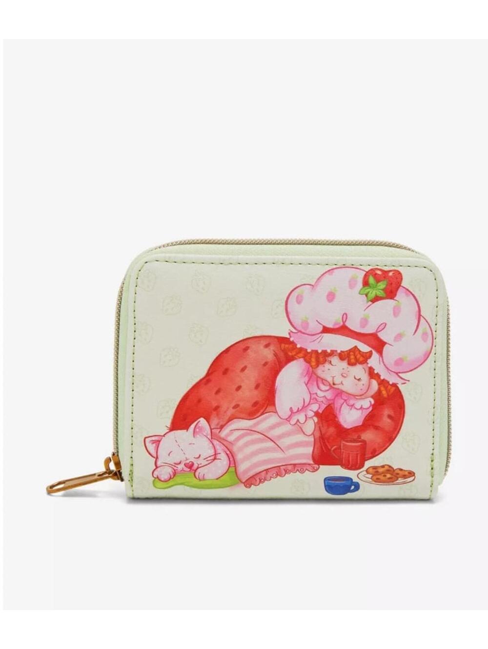 Loungefly Strawberry Shortcake Slumber Party Mini Zipper Wallet